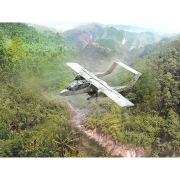 ICM 1:72 OV-10А Bronco U.S. Attack Aircraft Plastic Model Kit