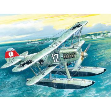 ICM 1:72 Heinkel He 51B-2 German Floatplane Fighter Plastic Model Kit