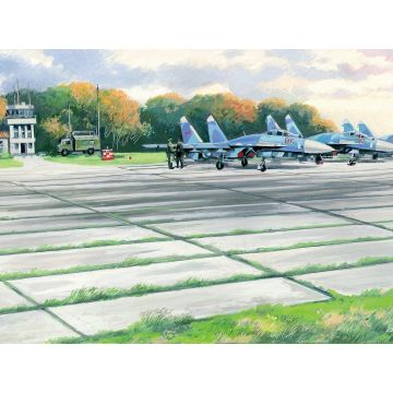 ICM 1:72 Soviet PAG-14 Airfield Plates with 32 Pieces (362×216 mm) Plastic Model Kit