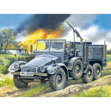 ICM 1:72 Krupp L2H143 Kfz.70 German Light Army Truck Plastic Model Kit