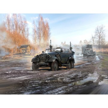 ICM 1:72 Type G4 Partisanenwagen with MG 34 WWII German Vehicle Plastic Model Kit