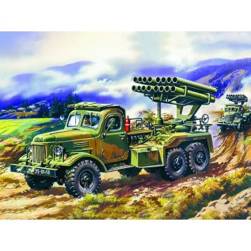 ICM 1:72 BM-14-16 MLRS on ZiL-157 Base Plastic Model Kit
