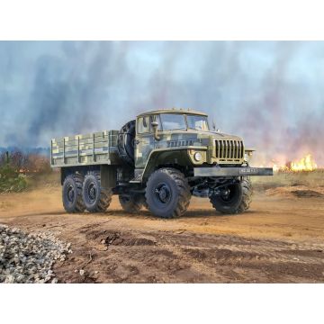 ICM 1:72 URAL-4320 Military Truck of the Armed Forces of Ukraine Plastic Model Kit