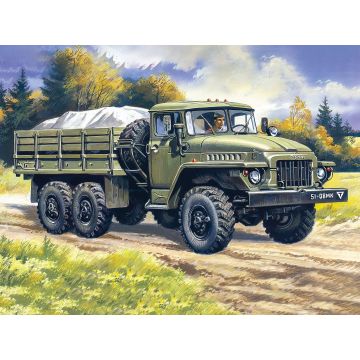 ICM 1:72 URAL-375D Army Truck Plastic Model Kit