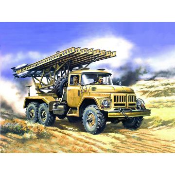 ICM 1:72 BM-13-16 MLRS on ZiL-131 Base Plastic Model Kit
