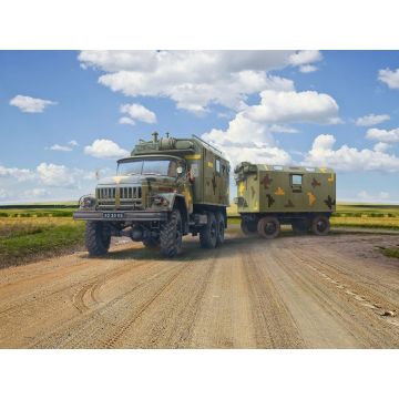 ICM 1:72 ZiL-131 Truck with Trailer Armed Forces of Ukraine Plastic Model Kit