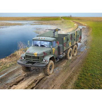 ICM 1:72 ZіL-131 AFU Truck with DShKM Plastic Model Kit