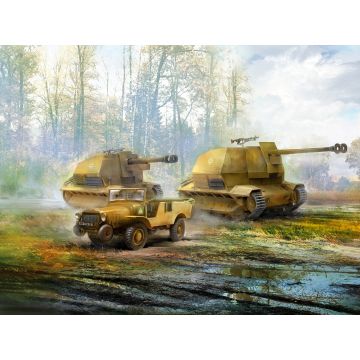 ICM 1:35 Mobile Brigade 'West' (Schnelle Brigade West) 1943 (Set of 3 Vehicles) Plastic Model Kit