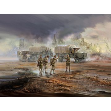 ICM 1:35 American Expeditionary Forces In Europe Set 1918 Plastic Model Kit