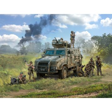 ICM 1:35 Before The Assault Eastern Ukraine 2022 (Kozak-2 & 8 Figures) Plastic Model Kit