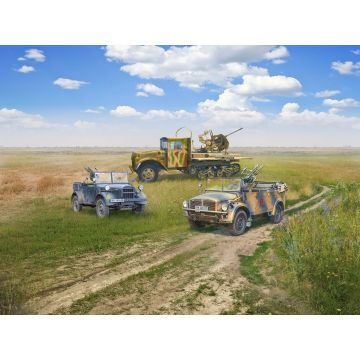 ICM 1:35 Self-Propelled AA Guns of the Wehrmacht (Set of 3) Plastic Model Kit