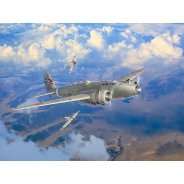 ICM 1:72 In The Skies of China Ki-21-Ia / Two Кі-27а (Set of 3 Planes) Plastic Model Kit