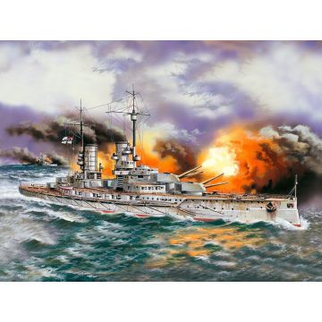 ICM 1:350 Markgraf' WWI German Battleship Plastic Model Kit