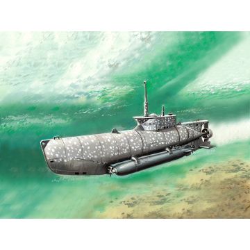 ICM 1:72 U-Boat Type XXVIIB 'Seehund' (Early) WWII German Midget Submarine Plastic Model Kit