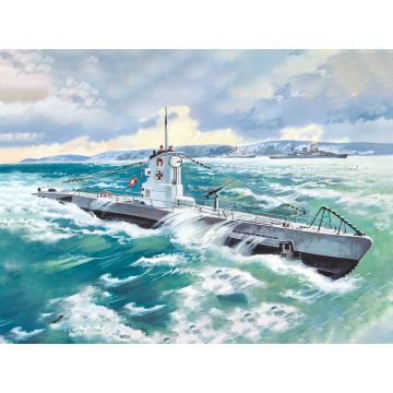 ICM 1:144 U-Boat Type IIB (1939) German Submarine Plastic Model Kit