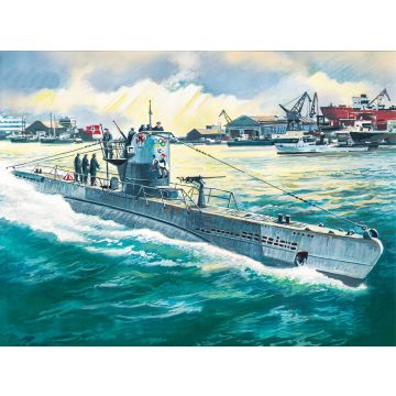 ICM 1:144 U-Boat Type IIB (1943) German Submarine Plastic Model Kit