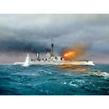 ICM 1:700 König' WWI German Battleship Plastic Model Kit