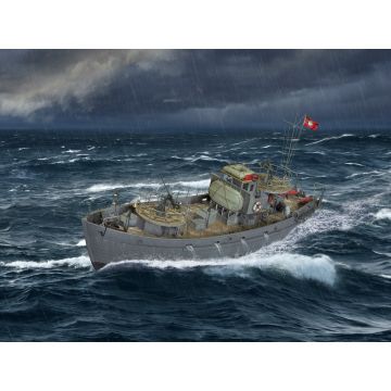 ICM 1:350 KFK Kriegsfischkutter WWII German Multi-Purpose Boat Plastic Model Kit