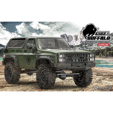 Gmade 1:10 GS02F Buffalo (Military) TS K5 Blazer RC Rock Crawler Kit