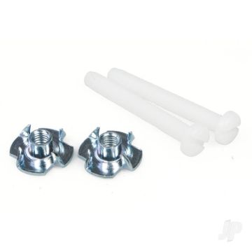JP M5x40mm Wingfix Wingbolt & T Nut (2pcs) For RC Model Plane
