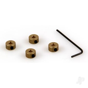 JP 10 SWG Wheel Collets (3mm) (4pcs) For RC Model Plane