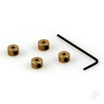 JP 12 SWG Wheel Collets (2.5mm) (4pcs) For RC Model Plane