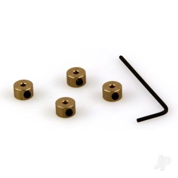 JP 14 SWG Wheel Collets (2mm) (4pcs) For RC Model Plane