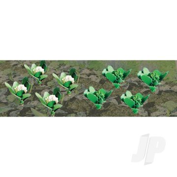 JTT 95529 Broccoli & Cauliflower, 3/8" width, HO-Scale,(20 pack) For Scenic Diorama Model Trains
