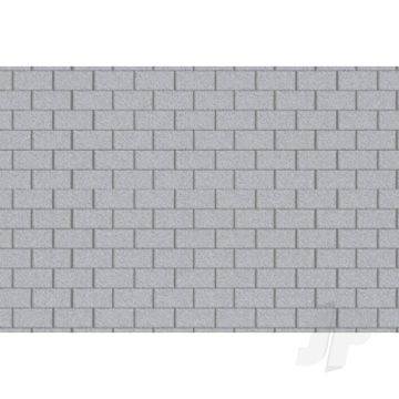JTT 97425 Concrete Block, 1/100, HO-Scale, (2 pack) For Scenic Diorama Model Trains
