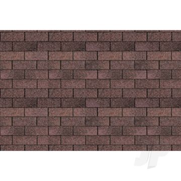 JTT 97441 Asphalt Shingle, 1/48, O-Scale, (2 pack) For Scenic Diorama Model Trains