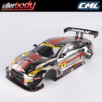 Killerbody Gainer Tanax Nissan Skyline GT-R Nismo R35 Finished 1:10 RC Car Body