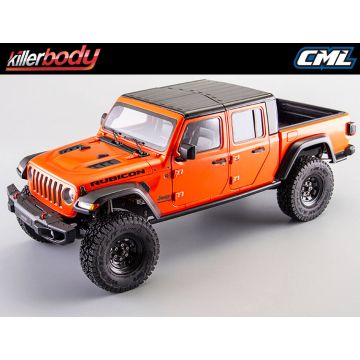 Killerbody 1:10 Jeep Gladiator Rubicon Complete Body Set - Orange