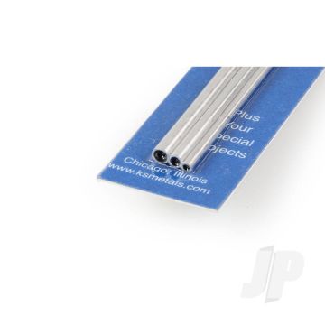 K&S 5073 Bendable Soft Round Aluminium Tube 3/32" & 1/8" & 5/32" x 12" (1 each)