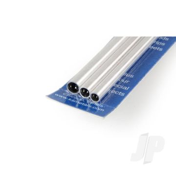 K&S 5074 Bendable Soft Round Aluminium Tube 3/16" & 7/32" & 1/4" x 12" (1 each)