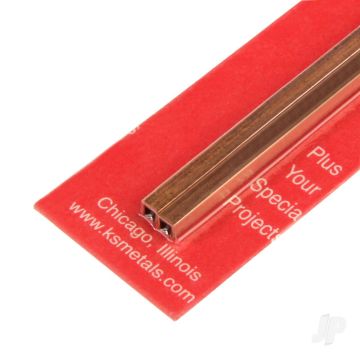 K&S 5090 Square Copper Tube 1/8" x 12" (2 pcs)