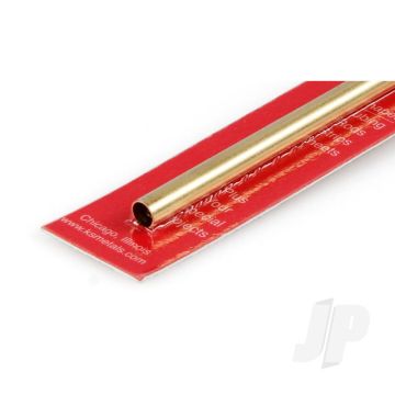K&S 8131 Round Brass Tube 1/4"  x 12" x .014" (1 pcs)