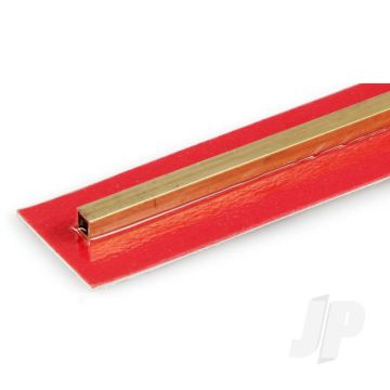 K&S 8153 Square Brass Tube 3/16" x 12" x .014" (1 pcs)