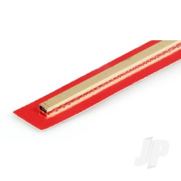 K&S 8264 Rectangular Brass Tube 1/8" x 1/4" x 12" x .014" (1 pcs)
