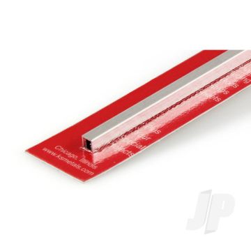 K&S 83013 Square Aluminium Tube 3/16" x 12" x .014" (1 pcs)