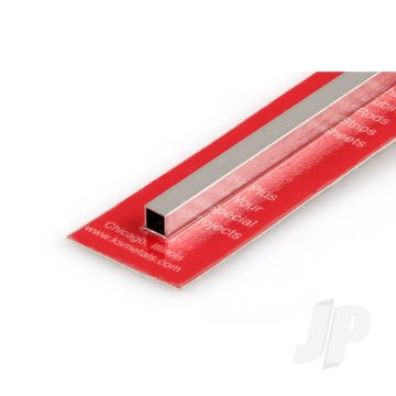 K&S 83014 Square Aluminium Tube 7/32" x 12" x .014" (1 pcs)