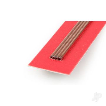 K&S 9511 Round Copper Tube 3/16" x 36" x .014" (7 pcs)