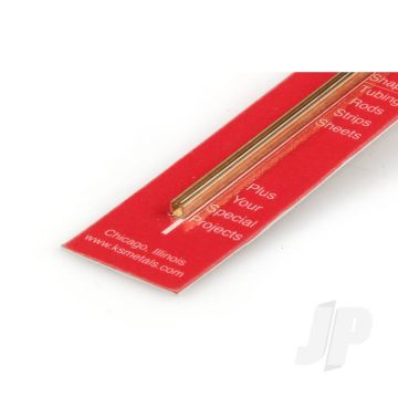 K&S 9885 Brass U C Channel 1/8" x 300mm x .014" (1 pcs)