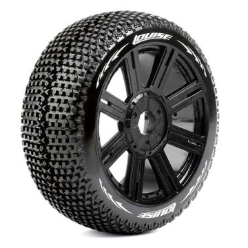 Louise RC B-Turbo 1/8 Soft (17mm Hex) Wheels & Tyres (Pair)