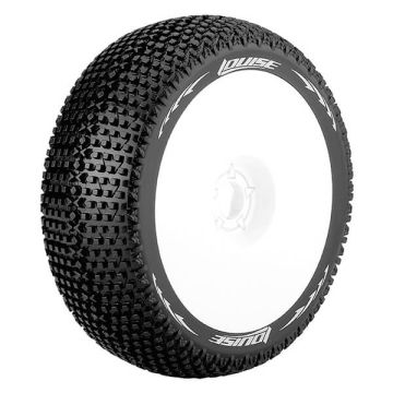 Louise RC B-Turbo 1/8 Soft (17mm Hex) Wheels & Tyres (Pair)