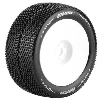 Louise RC T-Turbo 1/8 Soft 1/2 ET Wheels & Tyres (Pair)