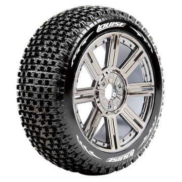 Louise RC B-Pirate 1/8 Soft (17mm Hex) Wheels & Tyres (Pair)