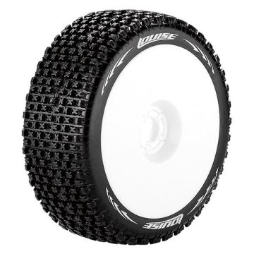 Louise RC B-Pirate 1/8 Soft (17mm Hex) Wheels & Tyres (Pair)