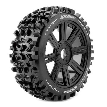Louise RC B-Pioneer 1/8 Soft (17mm Hex) Wheels & Tyres (Pair)