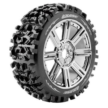 Louise RC B-Pioneer 1/8 Soft (17mm Hex) Wheels & Tyres (Pair)