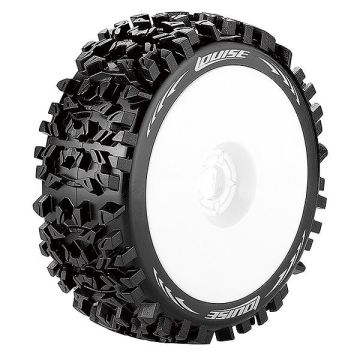 Louise RC B-Pioneer 1/8 Soft (17mm Hex) Wheels & Tyres (Pair)